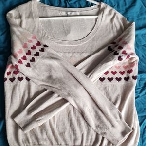 Lauren Conrad heart sweater